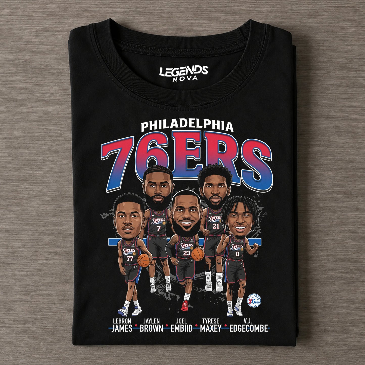 76ers Big Five Tee