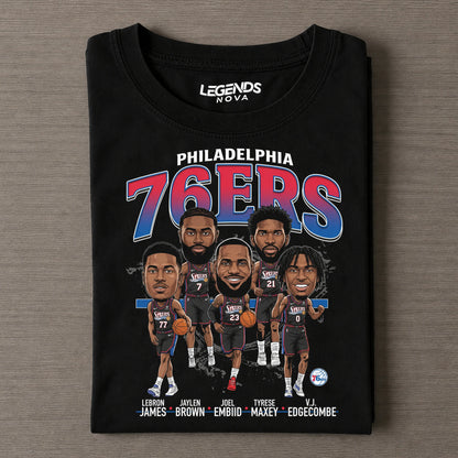 76ers Big Five Tee