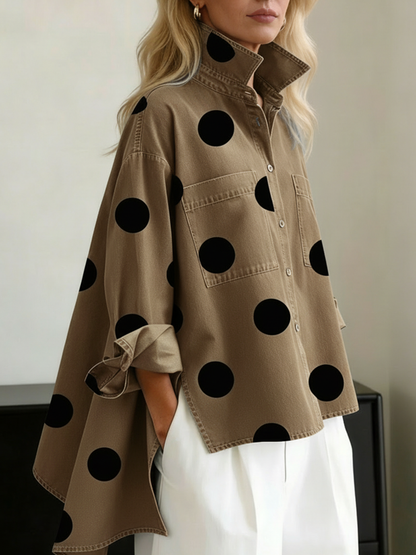Kelsey - Soft-Touch Embroidered Blouse