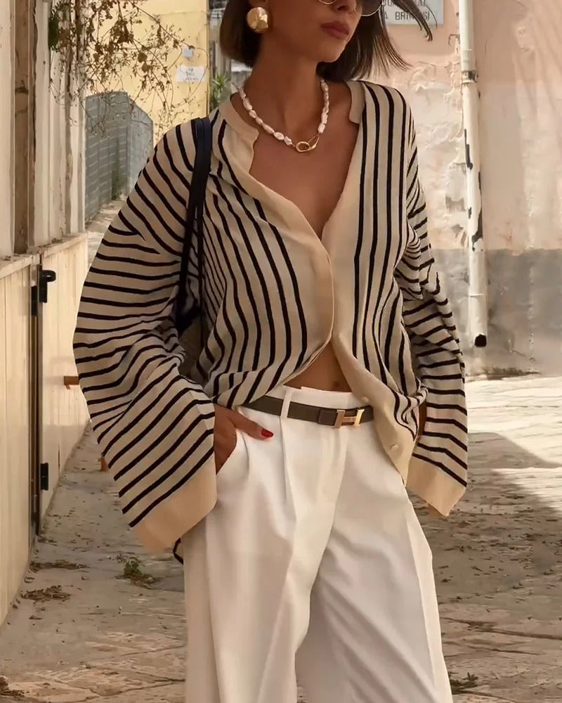 Zella - Soft-Touch Stripe Shirt