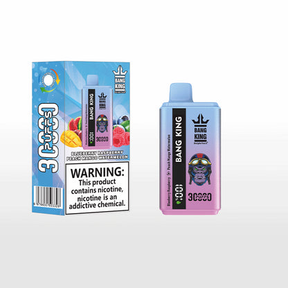 Bang 30000 30k Puffs 0% 2% 3% 5% Nicotine Double Taste  LCD Display Disposable Vape