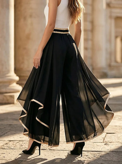 Querida - Draped Palazzo Trousers