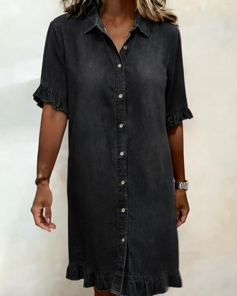 Kirella - Button Front Shirt Dress