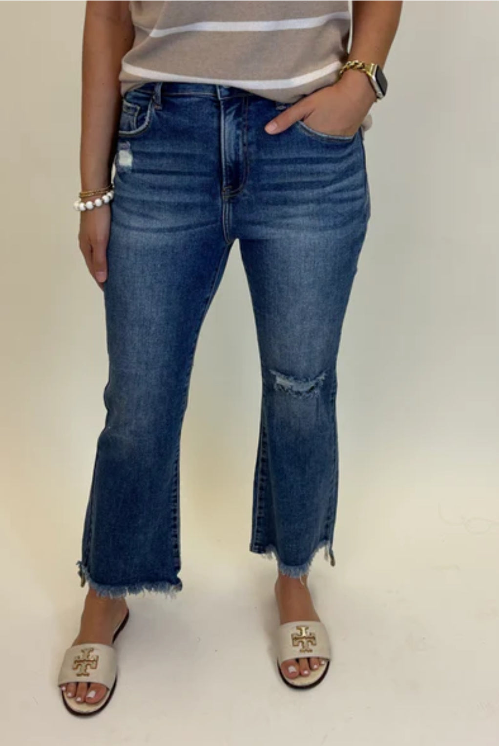 RISEN Emerie Straight Leg Jean