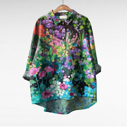 Elodie - Soft-Touch Floral Blouse