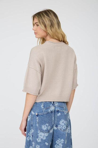 Cameron Knit Pullover Steele
