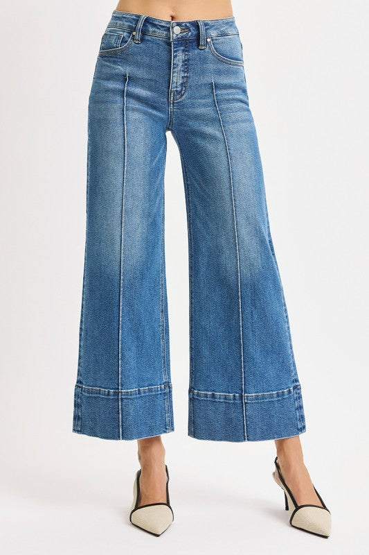 RISEN Pintuck Tummy Control Jean