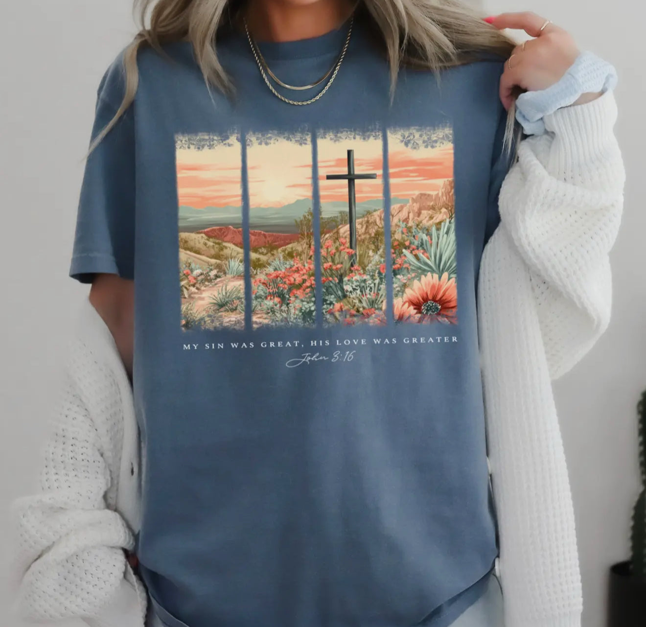 Comfort Colors His Love Was Greater Tee