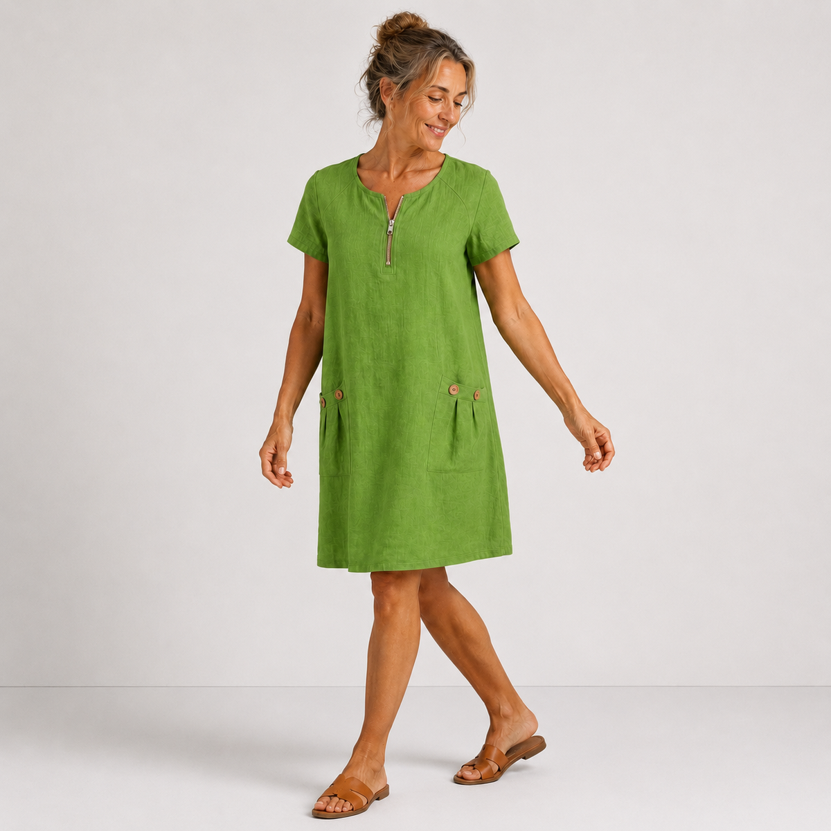 Lucienne - Lightweight Linen Dress