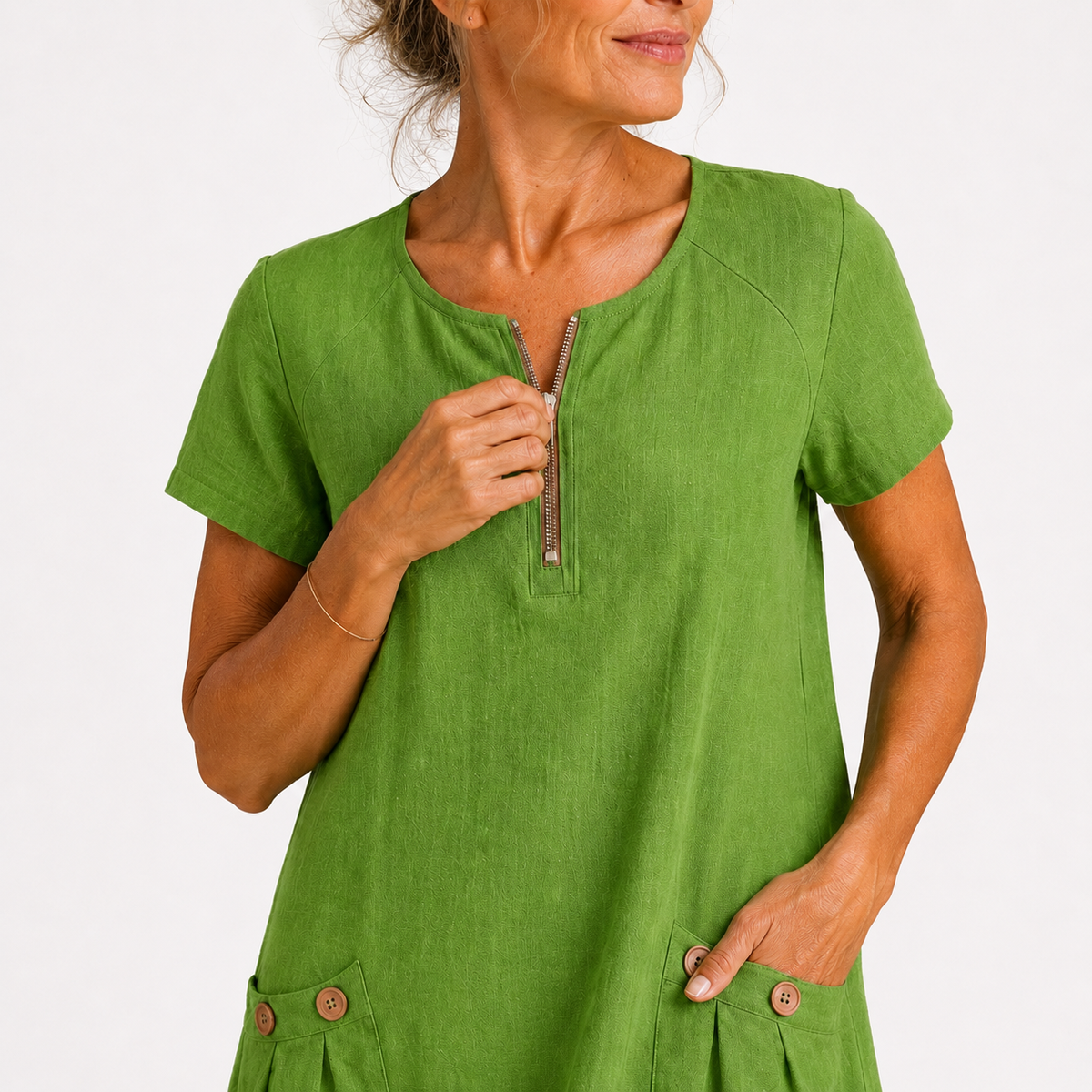 Lucienne - Lightweight Linen Dress