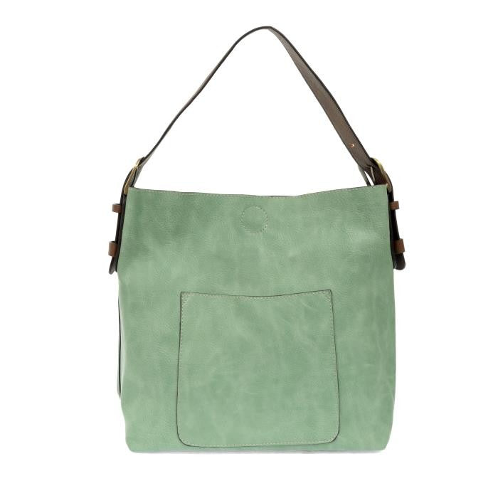 2 PC Joy Susan Classic Hobo Handbag Set Bermuda Green