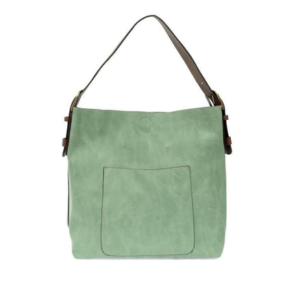 2 PC Joy Susan Classic Hobo Handbag Set Bermuda Green