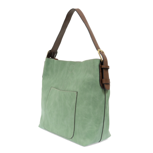 2 PC Joy Susan Classic Hobo Handbag Set Bermuda Green