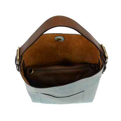 2 PC Joy Susan Classic Hobo Handbag Set Blue Sugar