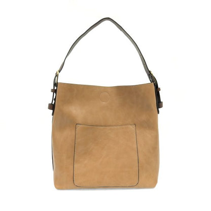 2 PC Joy Susan Classic Hobo Handbag Set Camel