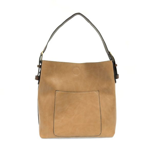 2 PC Joy Susan Classic Hobo Handbag Set Camel
