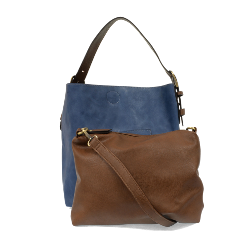2 PC Joy Susan Classic Hobo Handbag Set Celestial Blue