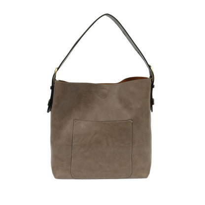 2 PC Joy Susan Classic Hobo Handbag Set Mushroom