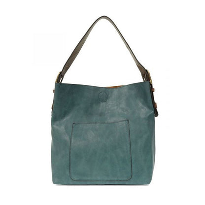 2 PC Joy Susan Classic Hobo Handbag Set Teal-ish