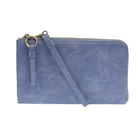 2 PC Karina Convertible Wristlet & Wallet Set Peri Blue