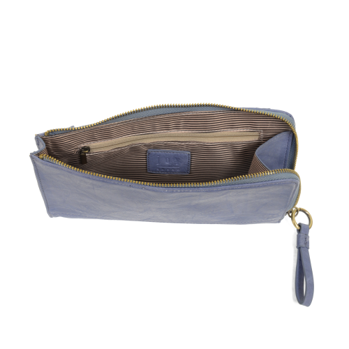 2 PC Karina Convertible Wristlet & Wallet Set Peri Blue