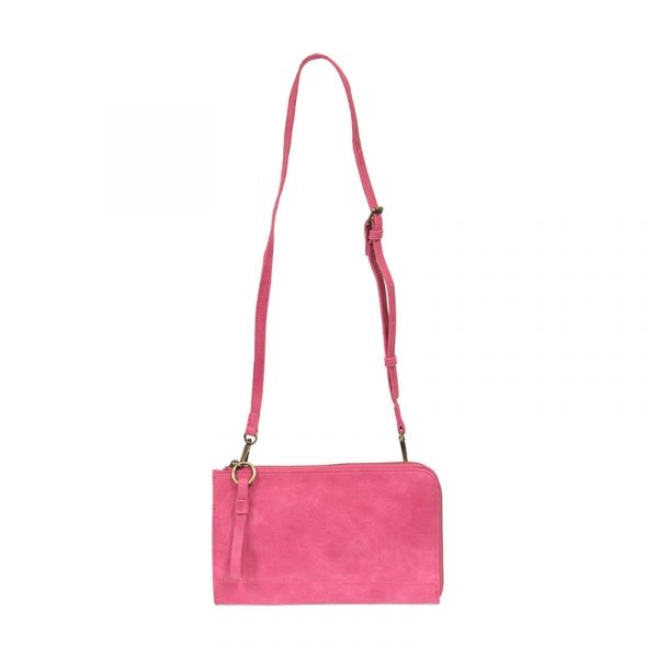 2 PC Karina Convertible Wristlet & Wallet Set Vivid Pink