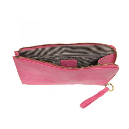 2 PC Karina Convertible Wristlet & Wallet Set Vivid Pink