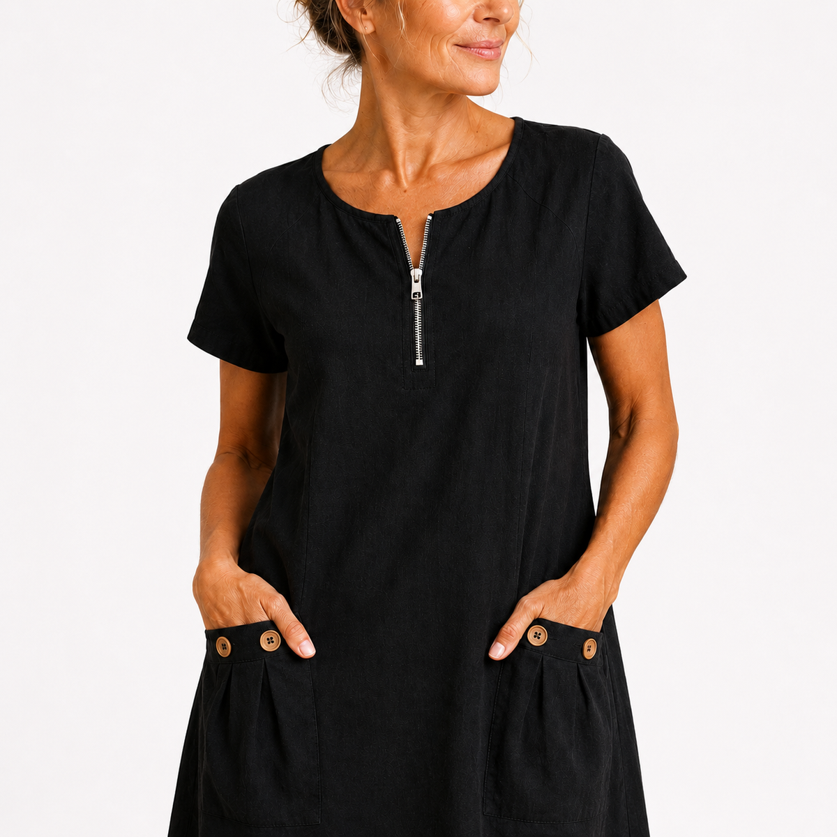 Lucienne - Lightweight Linen Dress