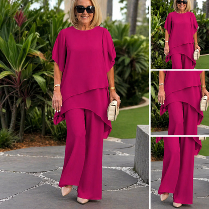 Jessenia - Layered Tunic and Trousers Set