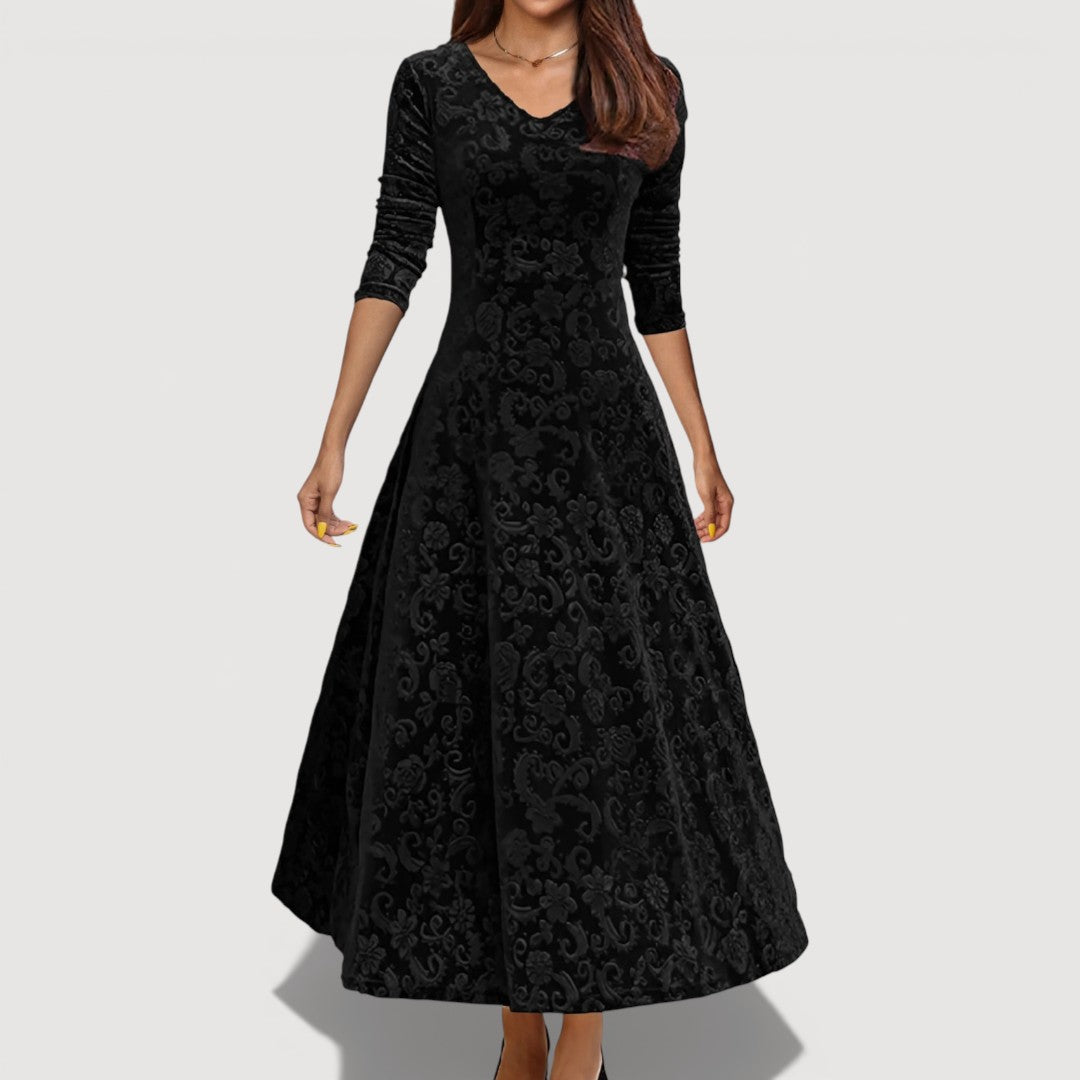 Orliya - Luxe Soft-Touch Evening Dress