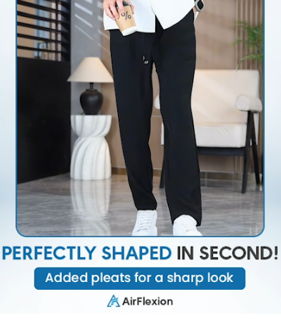 ⏳Limited-time 50% off⏰AirFlexion - Pull On Ice Silk Stretch Smart Casual Pants
