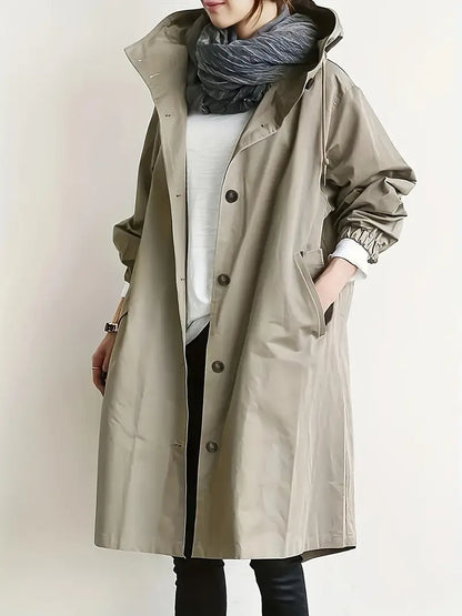 Lyonesse - Water-Resistant Oversized Trench Coat
