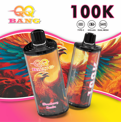 QQ Bang 100000 100K Puffs Dual Mesh Original Rechargeable Disposable Vape
