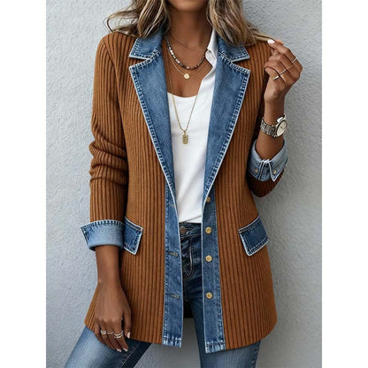 Queensley - Premium Contrast-Trim Jacket