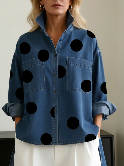 Kelsey - Soft-Touch Embroidered Blouse