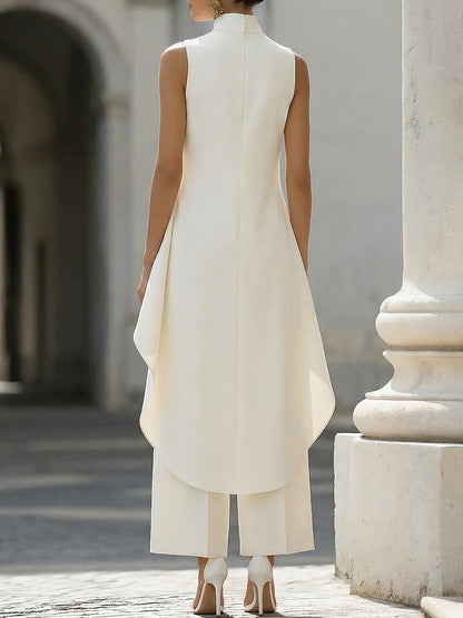 Carina - Structured Wide-Leg Trouser Set