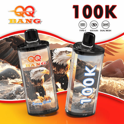 QQ Bang 100000 100K Puffs Dual Mesh Original Rechargeable Disposable Vape