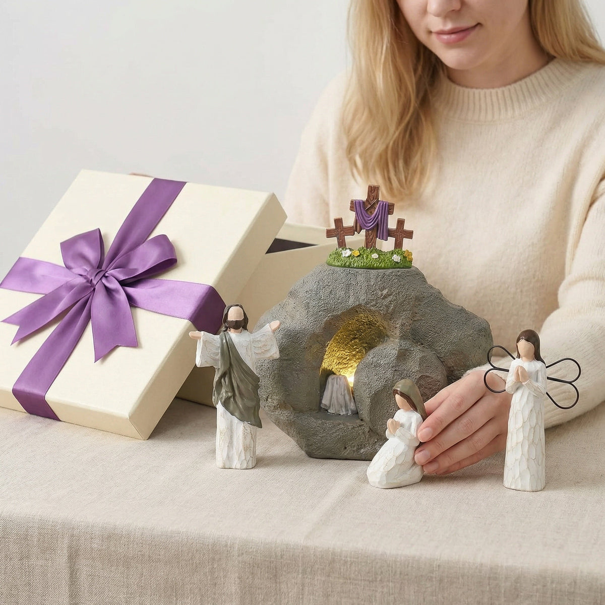 Celinea - Easter Resurrection Scene Decorative Set