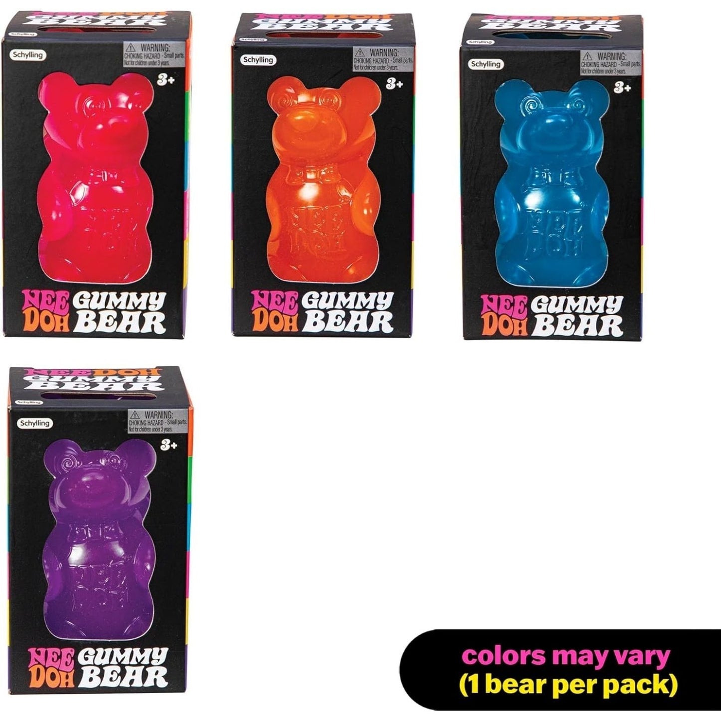 NeeDoh Gummy Bear – Jelly Sensory Toy – 3.5′′