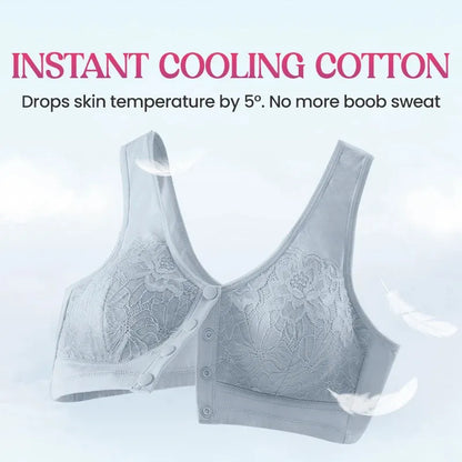 ⏳Limited-time 50% Off⏰Comfortable Wireless Shaping Front-Fasten Bra👙