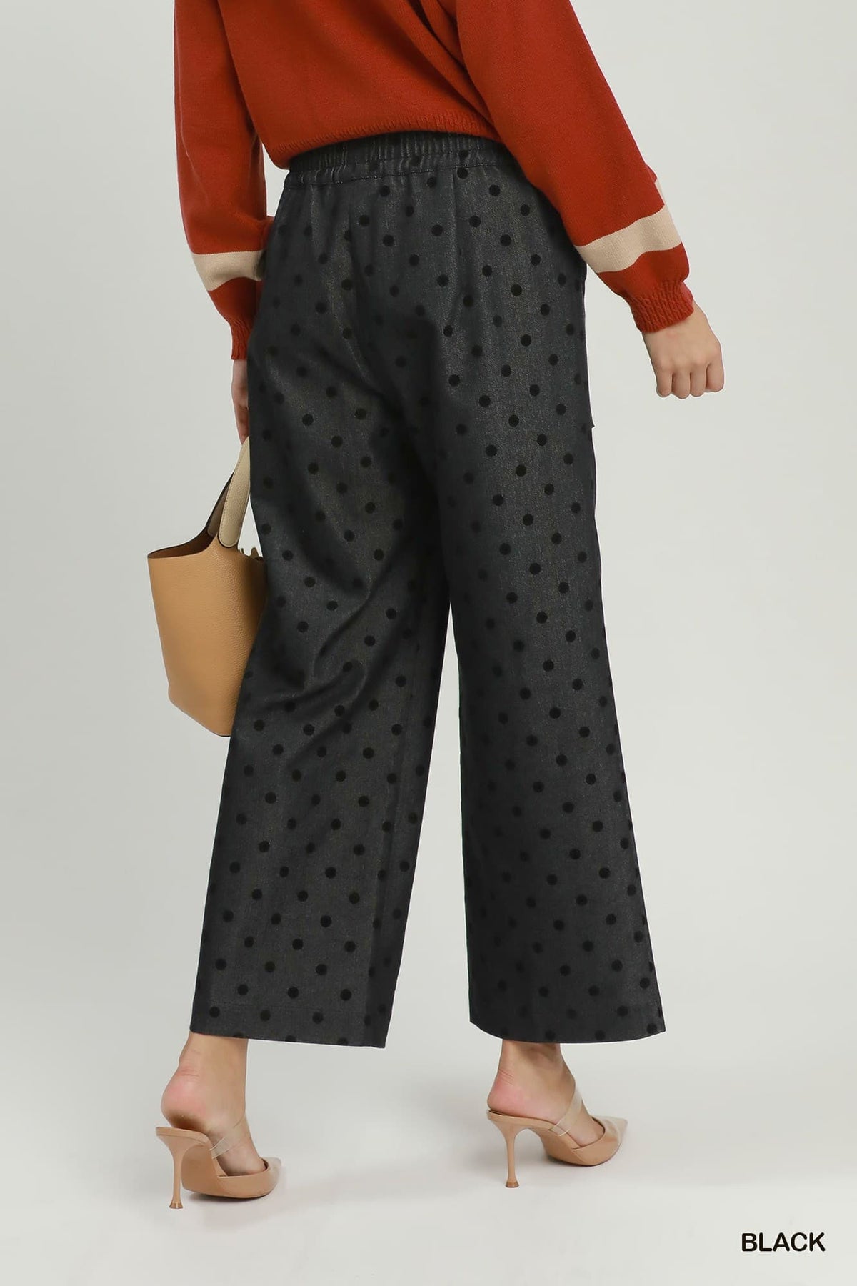 UMGEE Sutton Polka Dot Pant Black Mix