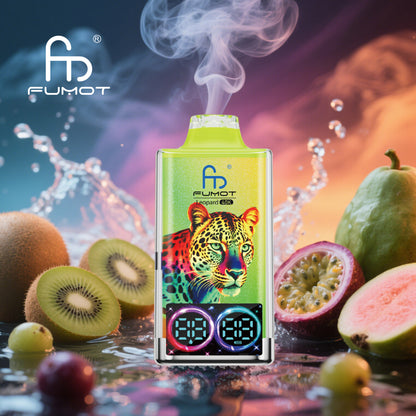 Fumot Leopard 40000 40K Puffs Original Edition Dual Mesh LCD Display Disposable Vape