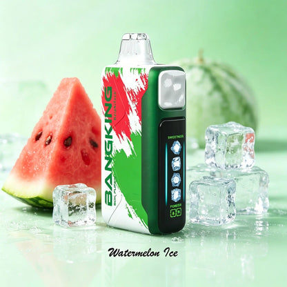 Bang King Ice Cool 60000 60K Puffs Adjustable Ice Level LED Display Disposable Vape Japan warehouse