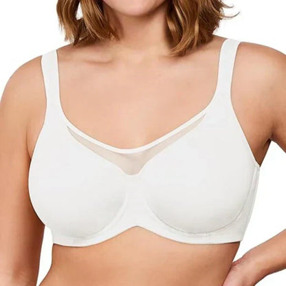 ⏳💐🖤Women's Elegant Sheer Full Coverage Non-padded Plus Size Bra