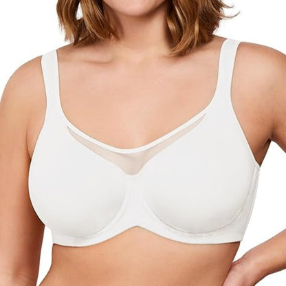 ⏳💐🖤Women's Elegant Sheer Full Coverage Non-padded Plus Size Bra