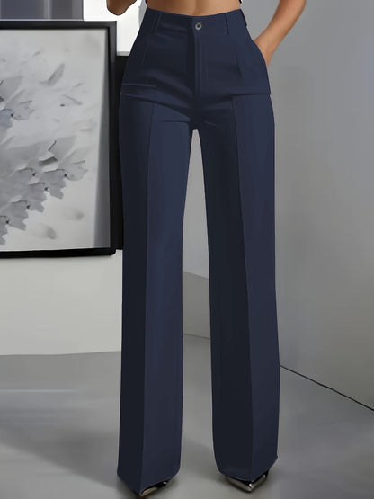 Orelisse - High Waisted Wide Leg Trousers