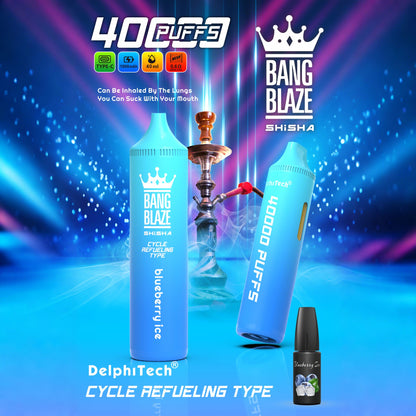 Bang Blaze 40k 40000 Puffs 2% 5% Nicotine Riginal Refillable Oil Vape
