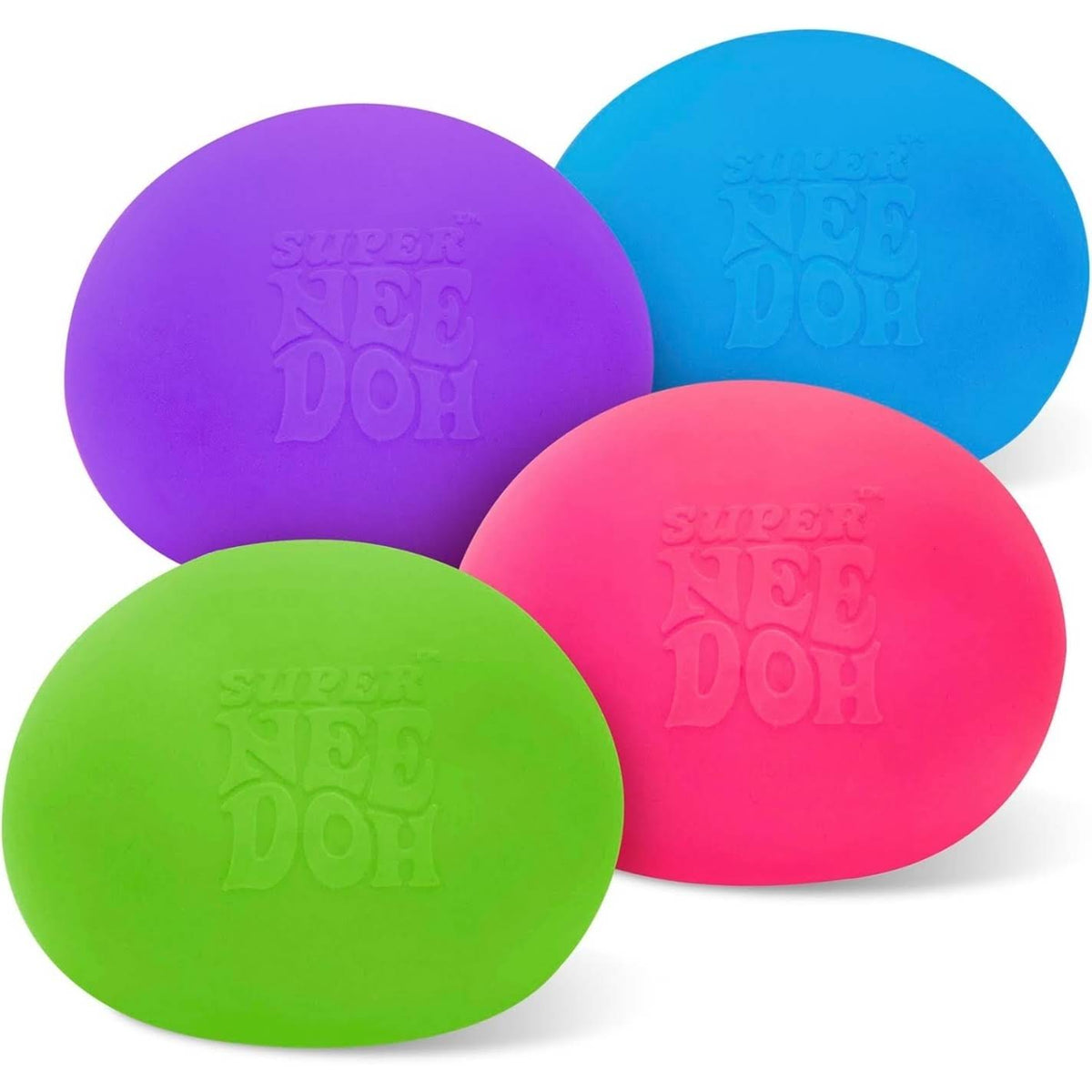 Super NeeDoh – Jumbo Stress Ball – 4.5′′ – Assorted