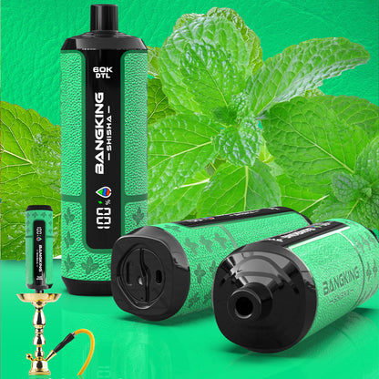 Bang King Shisha 60000 60K Puffs LED Display Disposable DTL Vape Pen