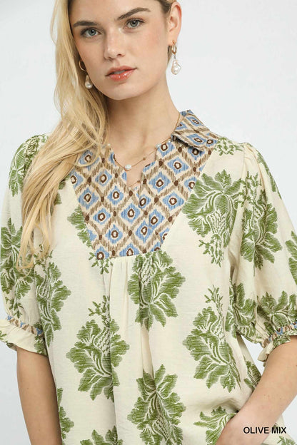 UMGEE Savannah Top Olive Mix